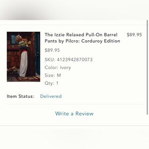 Pilcro Izzie Pull-on Corduroy Edition Barrel Pants